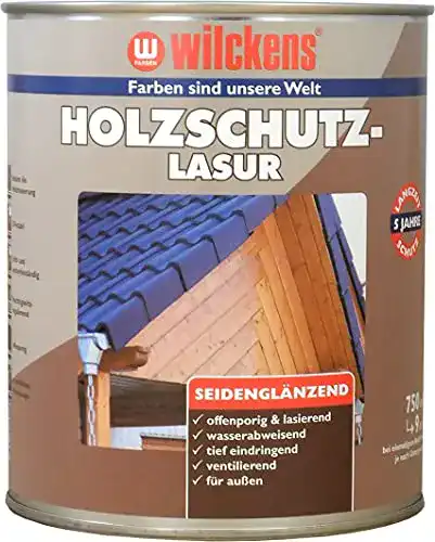 Wilckens Holzschutzlasur für Außen, 750 ml, farblos