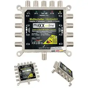 Multischalter maxx.onLine für 8 Teilnehmer und 1 Satellit