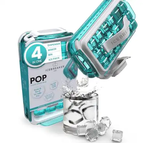 Eiswürfelform mit Deckel Icebreaker POP 2.0 zur hygienischen Eisherstellung