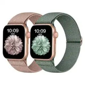 Elastisches Nylon Armband für Apple Watch von Recoppa
