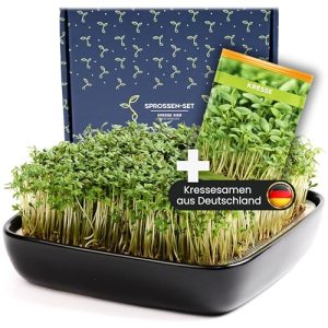 Keimsprossenbox Otaro mit Anzuchtschalen und Kressesamen