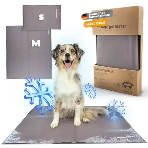 Kühlmatte für Hunde von Napfgeflüster – NALA Selbstkühlende Matte