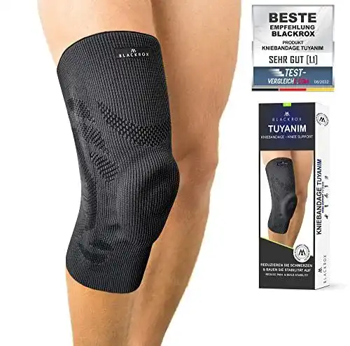 Kniebandage BLACKROX TUYANIM für Sport und Kraftsport