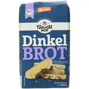 Bauckhof Dinkelbrot Vollkorn Demeter Brotbackmischung, 6er Pack