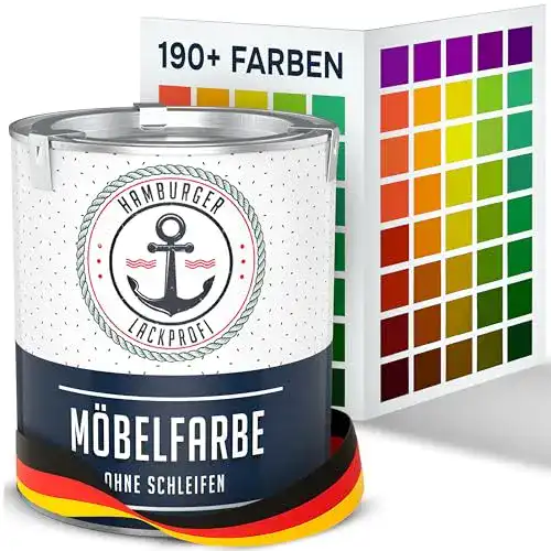 Möbellack Hamburger Lack-Profi Möbelfarbe ohne Schleifen für Holz und Metall