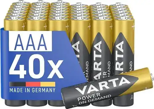Varta AA-Batterien, 40 Stück, zuverlässige Energie für verschiedene Anwendungen