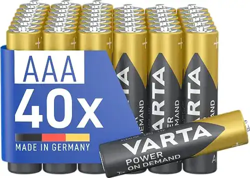 Varta AA-Batterien, 40 Stück, zuverlässige Energie für verschiedene Anwendungen