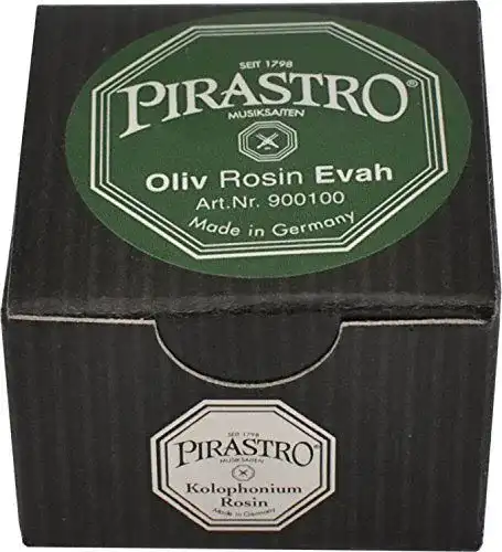 Kolophonium Pirastro Oliv und Evah Pirazzi für Darm- und Kunststoffsaiten