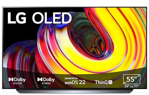 LG OLED Fernseher 55 Zoll OLED55CS6LA mit Smart TV und Dolby Atmos