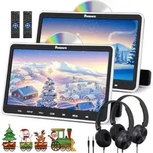 Auto DVD Player NAVISKAUTO mit Slot-In Design und Kopfhöreranschluss