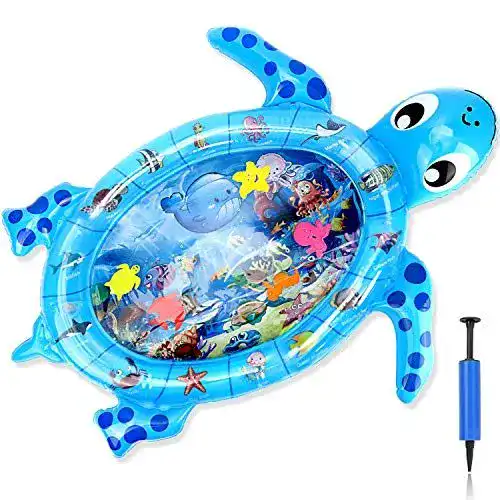 Aufblasbare Wasserspielmatte in Schildkrötenform für Babys