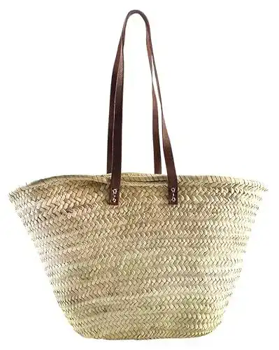 Einkaufskorb Kobolo Palmblatttasche Korbtasche Beachshopper