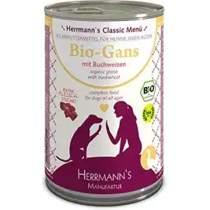Herrmanns Bio Hundefutter Gans Menü für Hunde