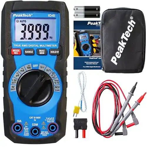 Peaktech Multimeter 1041 – True RMS Digitalmessgerät für präzise Messungen