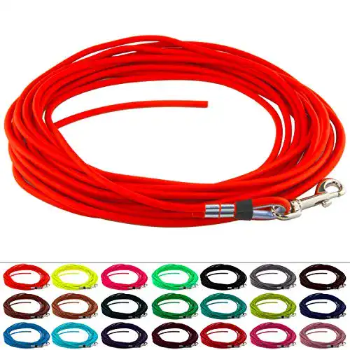 Schleppleine Biothane LENNIE für Hunde ab 25kg, 5m lang, Ø 8mm