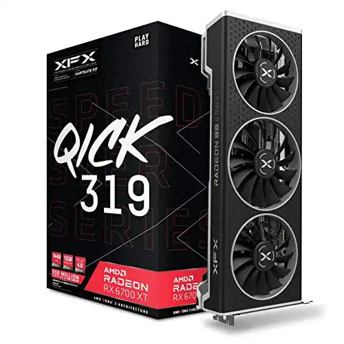 Radeon Grafikkarte XFX Qick 319 Black 12GB GDDR6 HDMI 3xDP