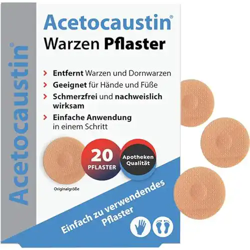 Warzenpflaster Acetocaustin zur Entfernung von Warzen