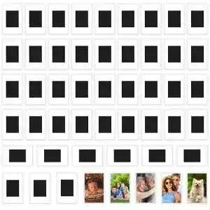 Kühlschrankmagnete Kurtzy 50er Pack Mini Polaroid Bilderrahmen