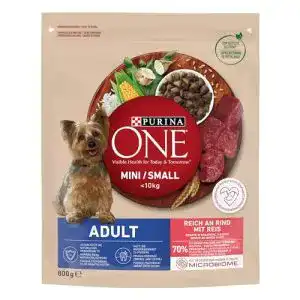 Purina Hundefutter ONE Mini/Small Adult Trockenfutter für kleine Hunde