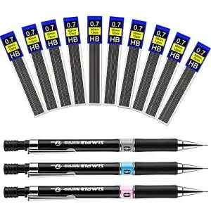 Druckbleistift ANTHYTA 3er Set mit 10 Box Bleimine