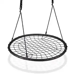 Nestschaukel Relaxdays Ø 120 cm für Garten und Innenbereich