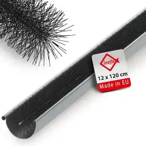 Dachrinnenschutz INEFA Dachrinnenbürste aus PVC