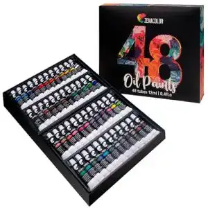 Ölfarben Zenacolor 48 Tuben, 48 x 12 ml, professionelles Set