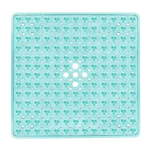 Duschmatte Gonicvin, quadratische Badematte 53 x 53 cm