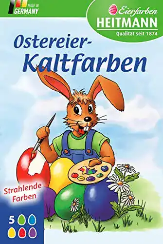 Eierfarben Heitmann Färbetabletten für Ostereier in Kaltfarben