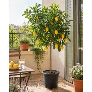 Zitruspflanzen Blumen-Senf Citrus limon Lunario 140-170 cm
