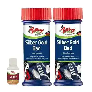 Silberbad Poliboy für Silber und Gold – Reinigungsbad für Schmuck und Besteck