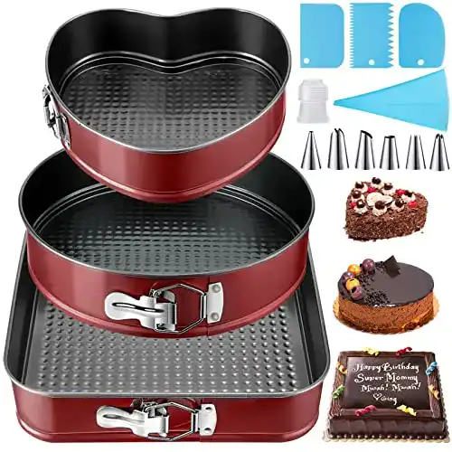 Mulevip Kuchenform Set mit Springform und Zubehör