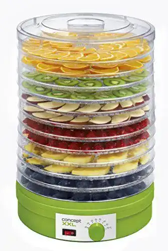 Dörrautomat Concept Hausgeräte SO1025 Dörrgerät mit 12 Einlegeböden