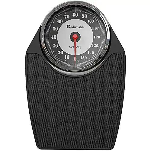 Personenwaage analog Adamson A24 bis 160 kg, rutschfest und präzise