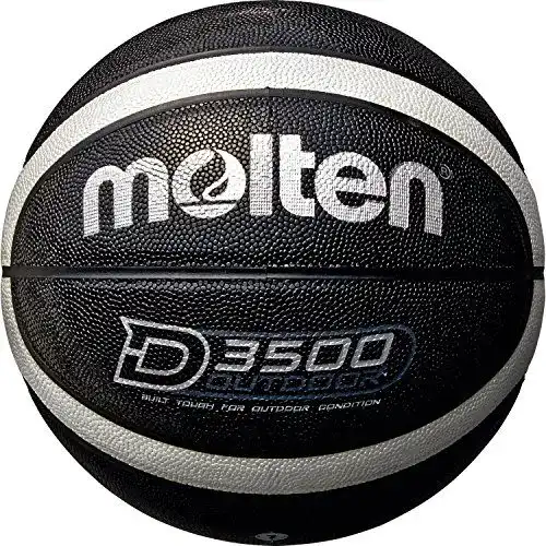 Molten Herren Basketball B7D3500-KS in Schwarz, Größe 7