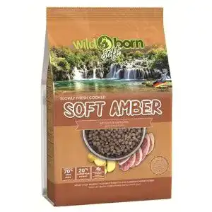 Halbfeuchtes Hundefutter Wildborn Soft Amber getreidefrei 1kg