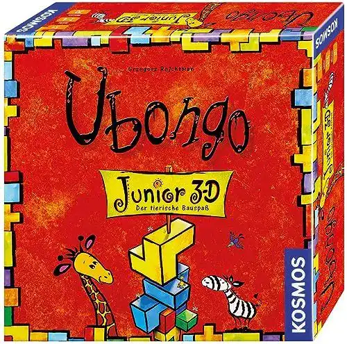 Ubongo Kosmos 697747 3-D Junior – Kinderspiel mit 3D-Bausteinen
