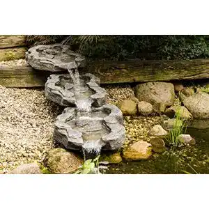 Bachlauf Köhko 3-teilige Mulde-Mündung Wasserfall Verlängerung