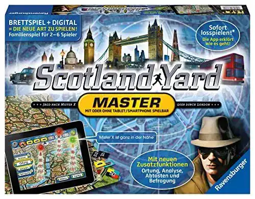 Ravensburger Scotland Yard Master Brettspiel für Kinder ab 10 Jahren