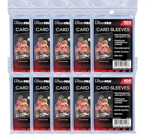 Kartenhüllen Ultra Pro 1000 Soft Sleeves aus PVC