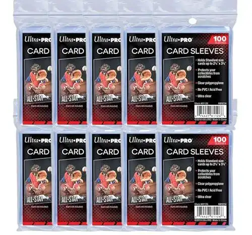 Kartenhüllen Ultra Pro 1000 Soft Sleeves aus PVC