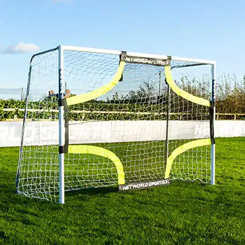 Torwand Forza Pro Fußballtor-Zielwand mit vier Eck-Schießscheiben