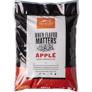 Traeger Hartholzpellets Apfel (Apple) 9 kg für Grill und Räucherofen
