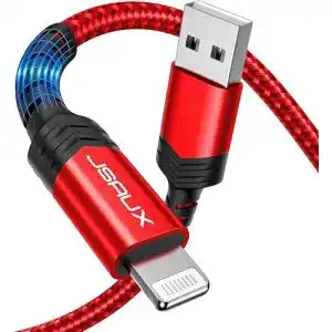 Lightning-Kabel JSAUX iPhone Ladekabel Lightning Kabel 1.8M