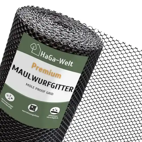 Maulwurfgitter HaGa 1m x 50m für effektiven Maulwurfsschutz