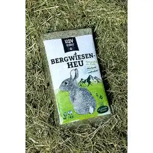 Kaninchenheu Hayrabbit Bergwiesenheu 1kg aus deutschen Regionen