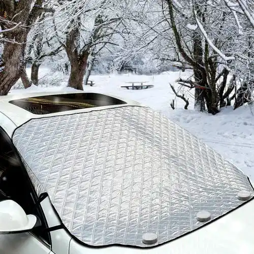 Frontscheibenabdeckung iZoeL für Windschutzscheiben im Winter