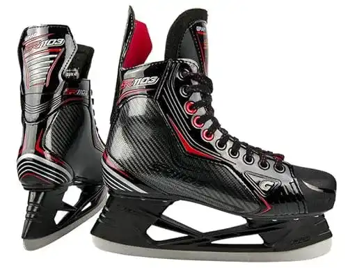 Graf Ultra SR1103 Schlittschuhe für Senioren, geschliffen, Größe 40