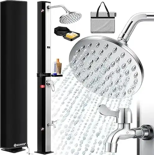 Kesser Solardusche 35 Liter Gartendusche mit Solarheizung
