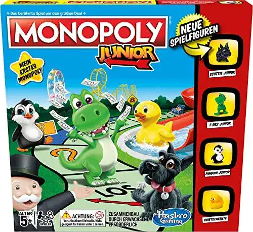 Monopoly Junior – Brettspiel für Kinder ab 5 Jahren